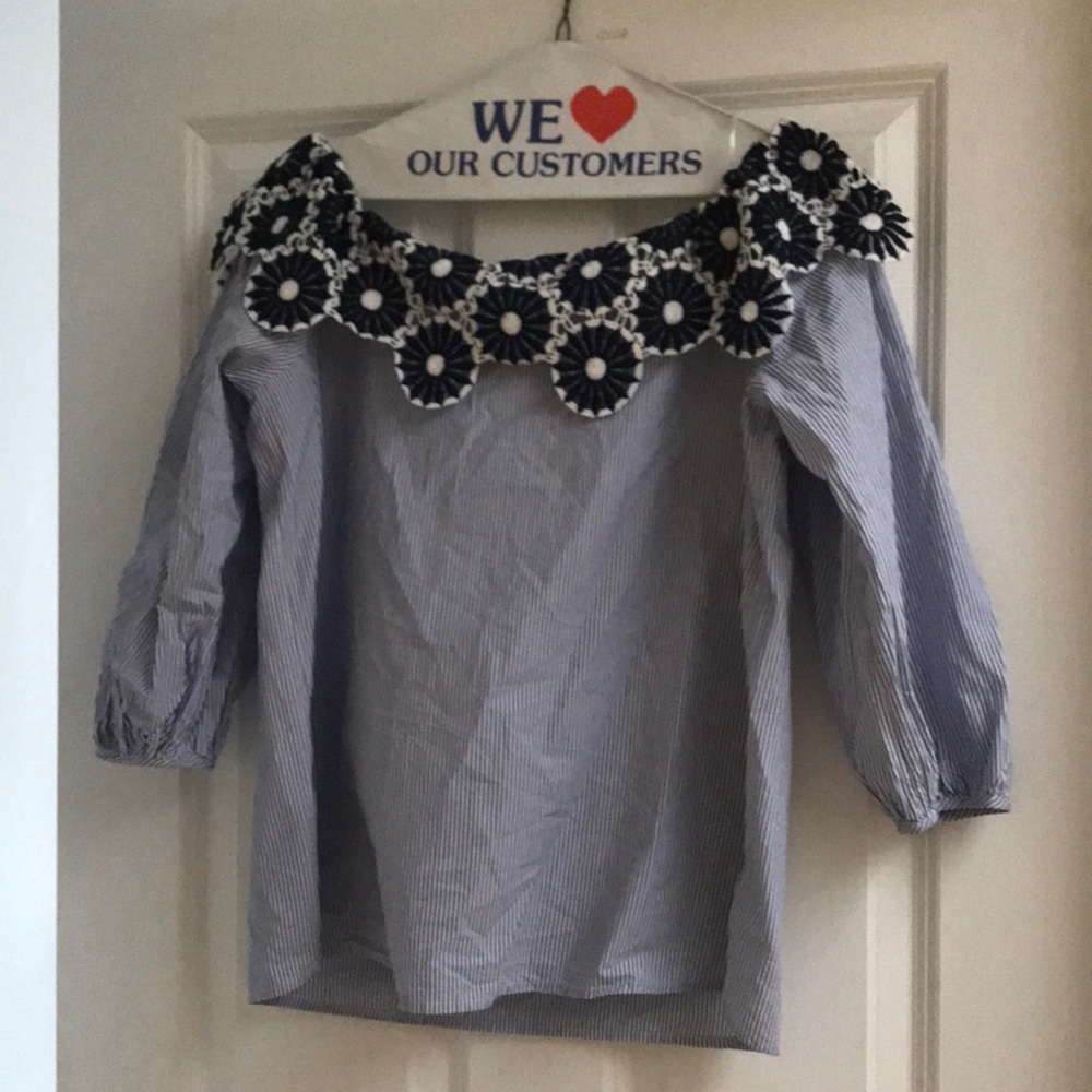 A great top to wear with white jeans